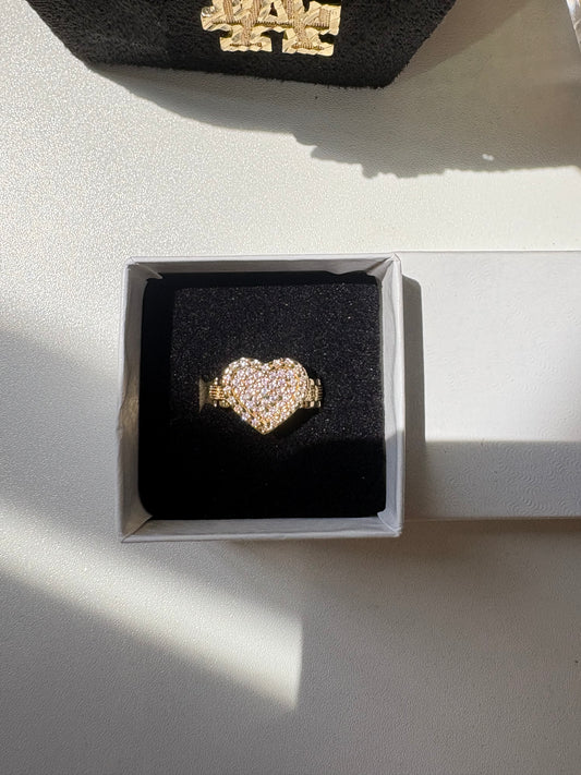 Heart Nugget Ring